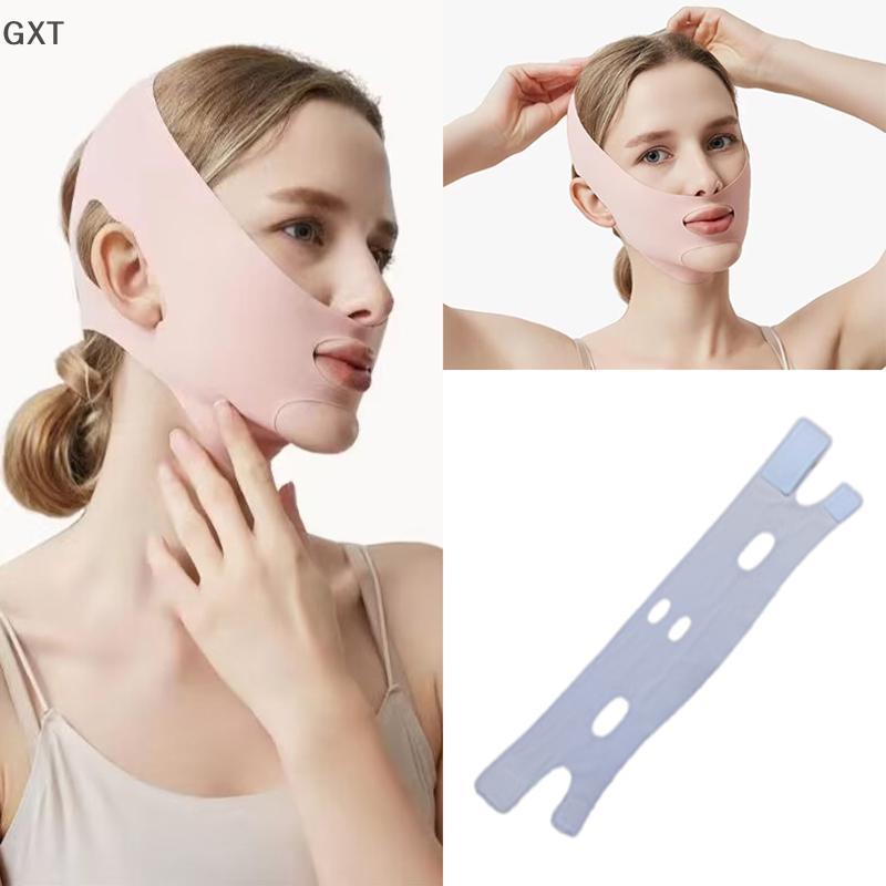 Fu thoáng khí V mặt ban nhạc má nâng lên mặt nạ mỏng Giảm cằm đôi V-line định hình băng chống nhăn m
