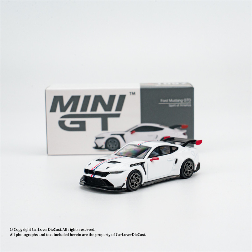 - Mẫu xe hợp kim Ford Mustang GTD MINIGT 1: 64