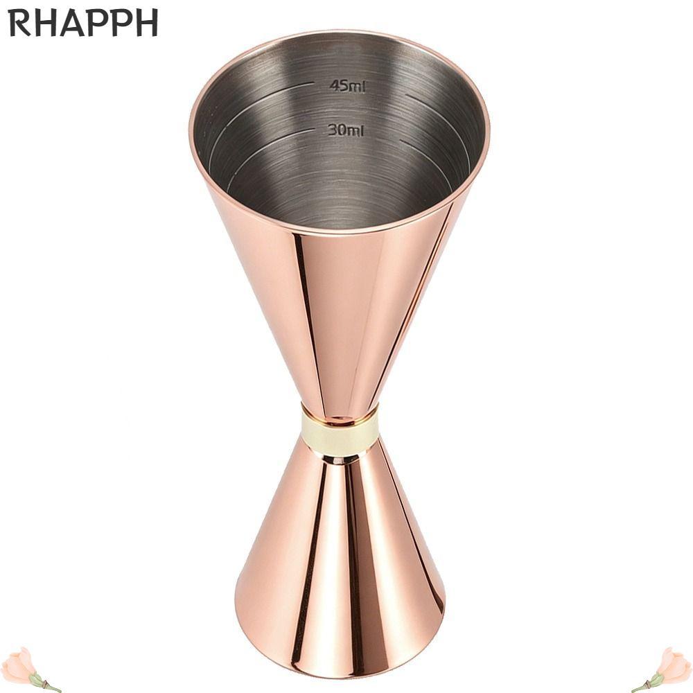 RHAPPH Đo Jigger, Đo lường Bên trong Thép không gỉ Đôi Cocktail Jigger, Thanh lịch Bartending Jigger