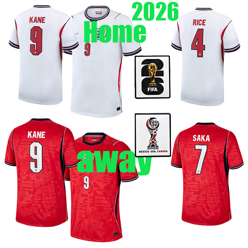 2026 GB KANE Jersey 2026 thế giới bóng đá vải FODEN RICE SAKA EZE BELLINGHAM ROGERS JAMES GUEHI WHAR