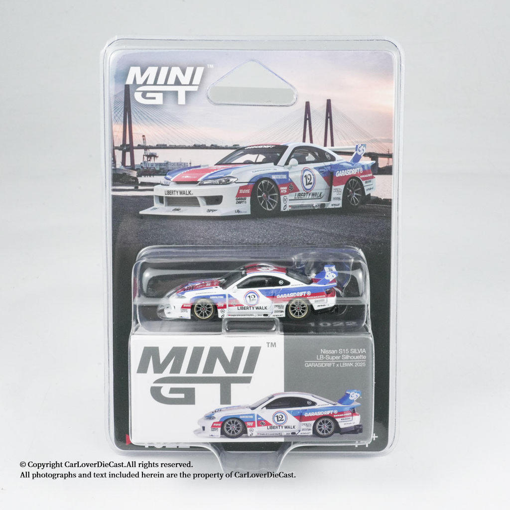MINIGT 1: 64 1022 S15 SILVIA No. Mẫu xe hợp kim 12