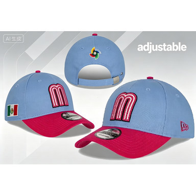 MÉXICO GAME CAP ALTERNATIVA MLB WORLD BASEBALL CLASSIC 2023 9TWENTY STRAPBACK Mũ có thể điều chỉnh U