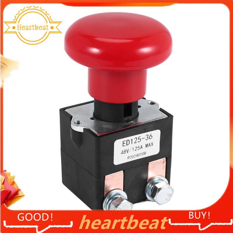 Công tắc dừng ngắt kết nối khẩn cấp ED125-36 48V 125A cho EZ30 E30 D40 EZ40 111551000800 Xe nâng điệ