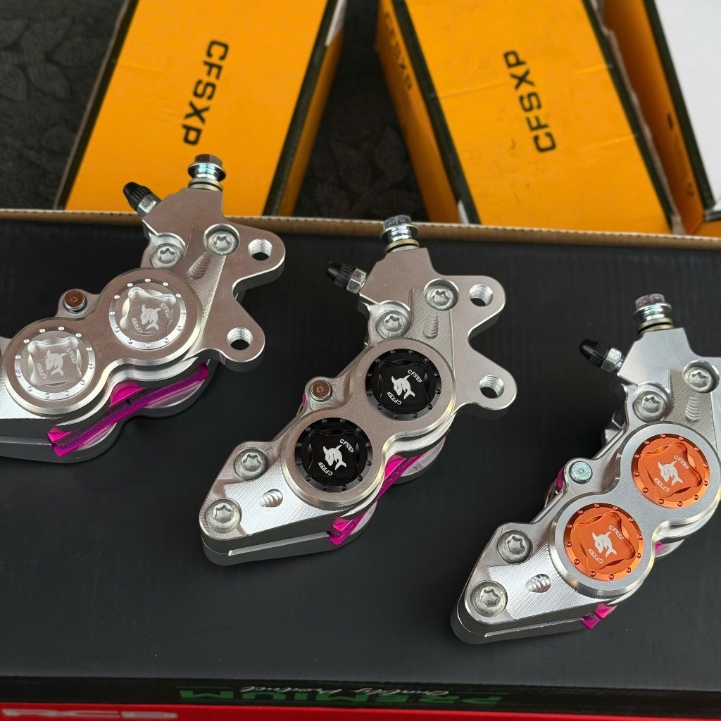 Heo Dầu Cá Mập CNC 4 Piss Chính Hãng Shark Racing lắp Đặt Nhiều Dòng Xe