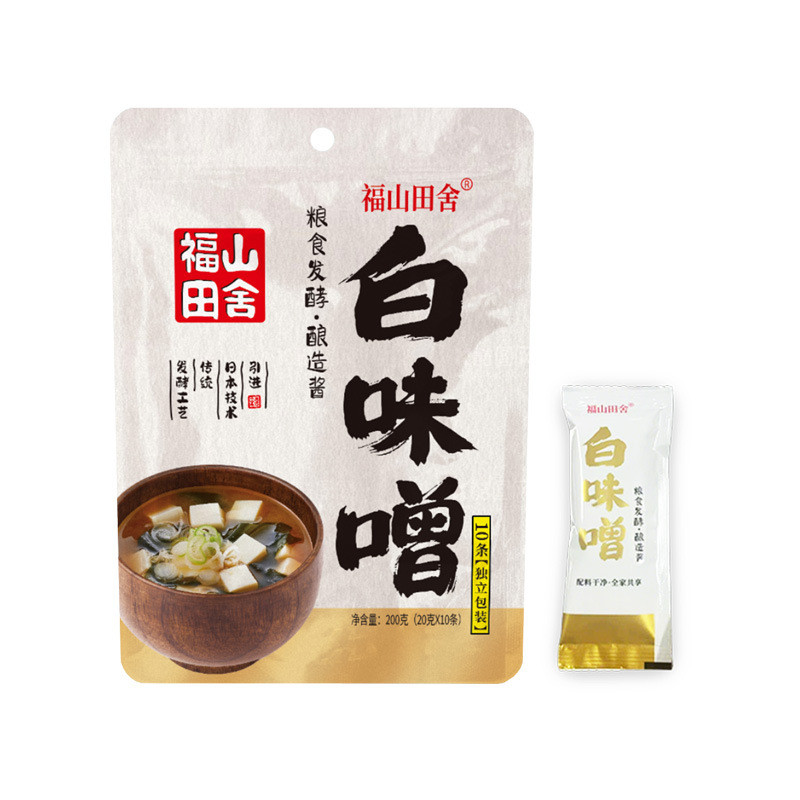 Fukuyama Tianshe Miso Sốt Đỏ Miso Súp Thực Phẩm Ăn Liền Súp Nhật Bản Gia Vị Nấu Rau Gói Cá Nhân 8070
