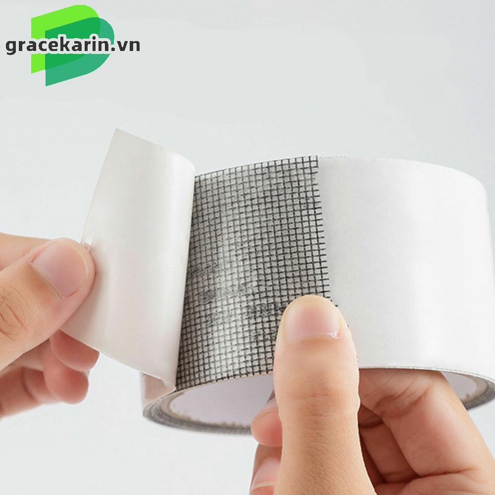 [GRCEKRIN-VN]Easy to Install Screen Repair Kit Fiberglass Tape for Holes and Tears in Screens