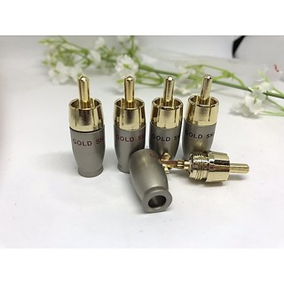 Jack RCA,Hoa sen, AV đồng (đơn giá 1 cặp )mẫu jack nhỏ