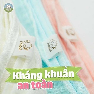 [Chính hãng]. Set 2 Khăn sợi tre Nappi KT 77x77cm