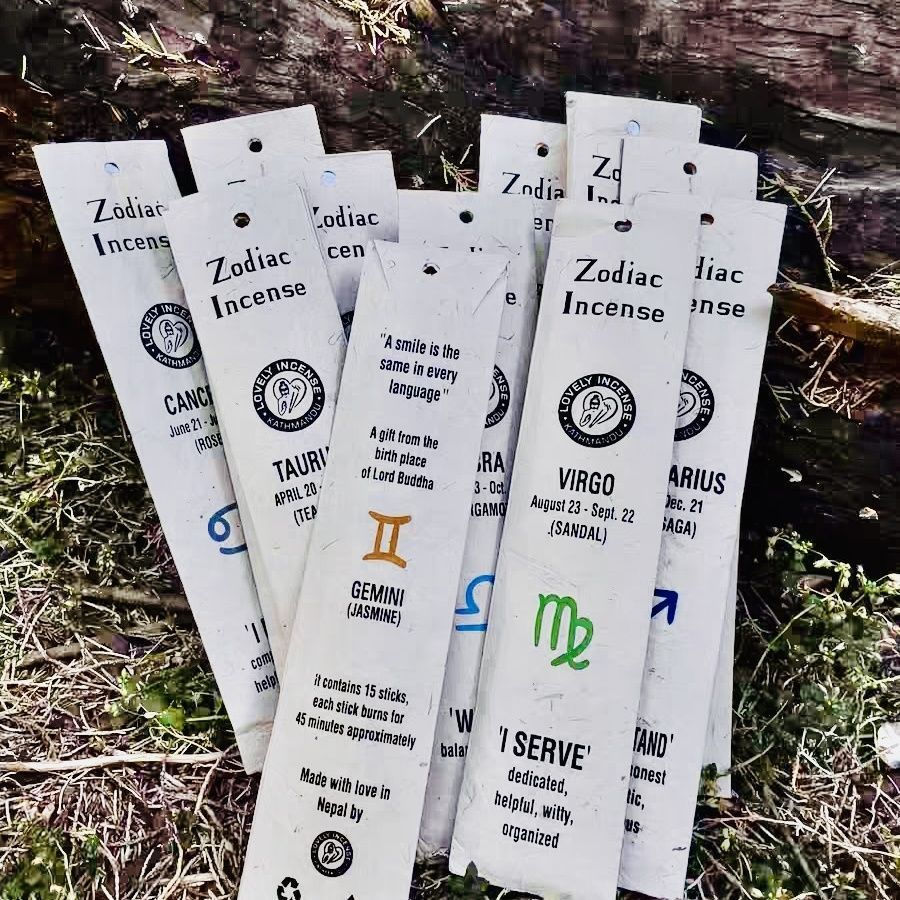 New Product#Nepal lovely Twelve Zodiac Signs Bamboo Stick Handmade Plant Incense Sticks Natural Indo