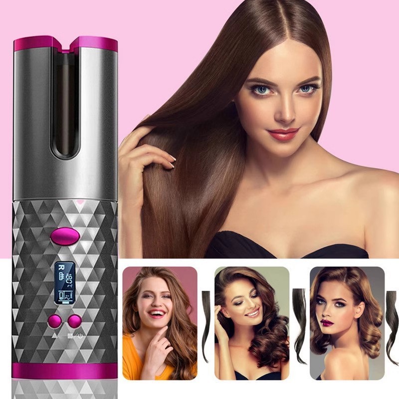 USB Hair Curler/Rechargeable Wireless Hair Curler，Best-Selling Products，Automatic hair curler，Gifts 