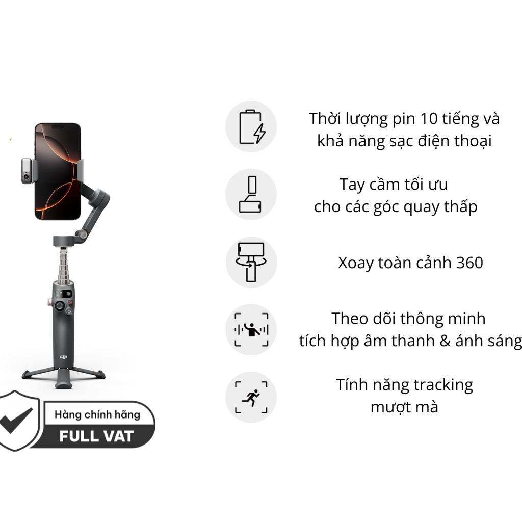 Gậy gimbal DJI Osmo Mobile 8