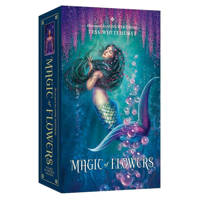Ngôn ngữ hoa Thẻ ORACLE MAGIC of Flower ORACLE với hướng dẫn sử dụng Thẻ trò chơi bảng thẻ