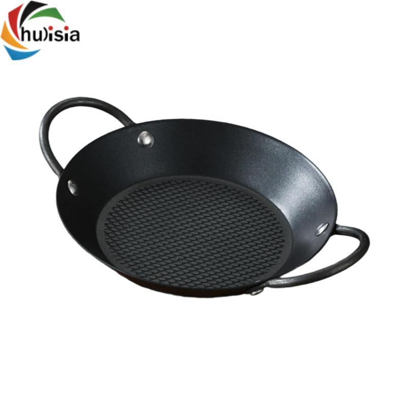 Chảo Chiên Chống Dính Paella Chảo Nồi Inox Nhà Bếp Lưới Tròn Skillet Để Nướng Nấu Nướng Nướng