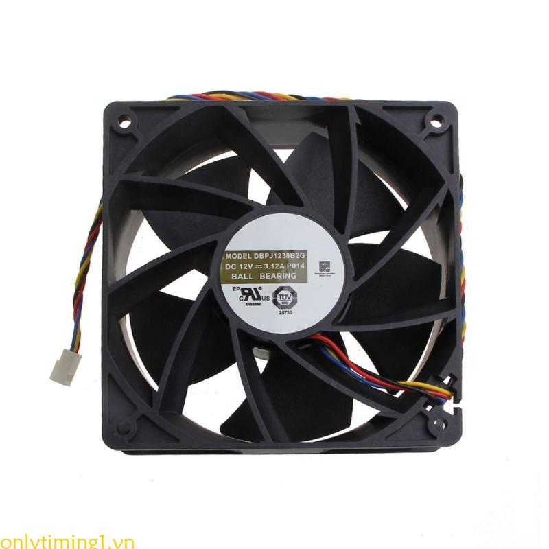 Onlytiming1 DBPJ1238B2G 12CM Quạt làm mát 120mm DC12V 3 12A 12x12x3 8cm 4P PMW Vòng bi