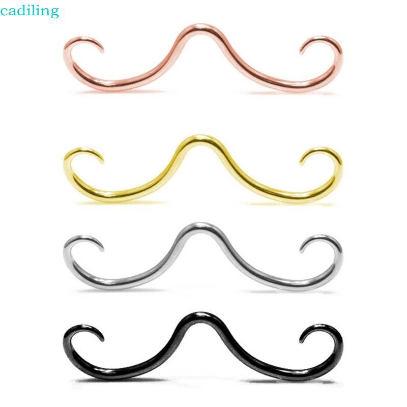 Cailing Thép Không Gỉ Mũi Nhẫn Thời Trang Septum ria mép Mũi Nhẫn Xuyên Trang Sức Septum Xuyên Móc T