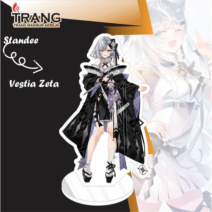Standee Figure Akrilik Vestia Zeta Hololive / Standing Action figure Vestia Zeta Hololive Toy - Styl