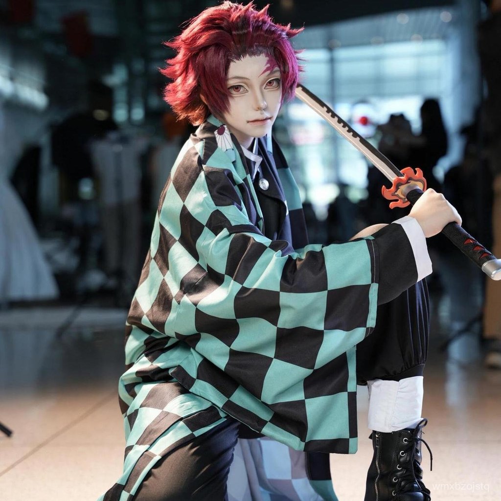 Diệt Quỷ: Kamado Tanjiro cos Quần Áo Midouzi, Zenitsu Agatsuma, Giyu Tokita cosplay Quần Áo