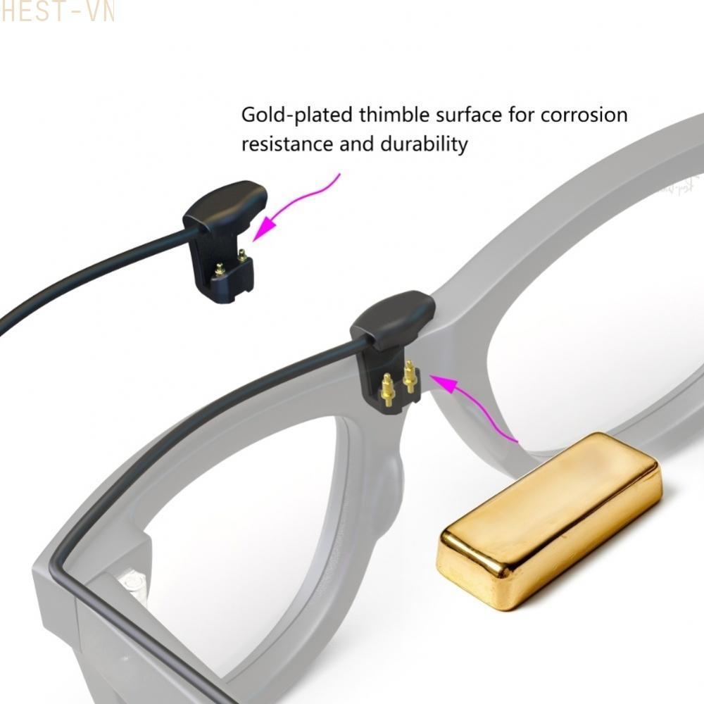 Silicone-Based Charging Cable Kit for Meta Ray Ban Smart Glasses 1.5 Meter Cable