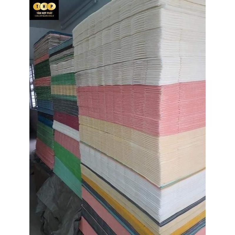 Combo 50 tấm xốp dán tường Giả gạch Khổ 50*50cm, đủ màu, sẵn keo bóc dính vn chống ẩm giấy dán & đồ 