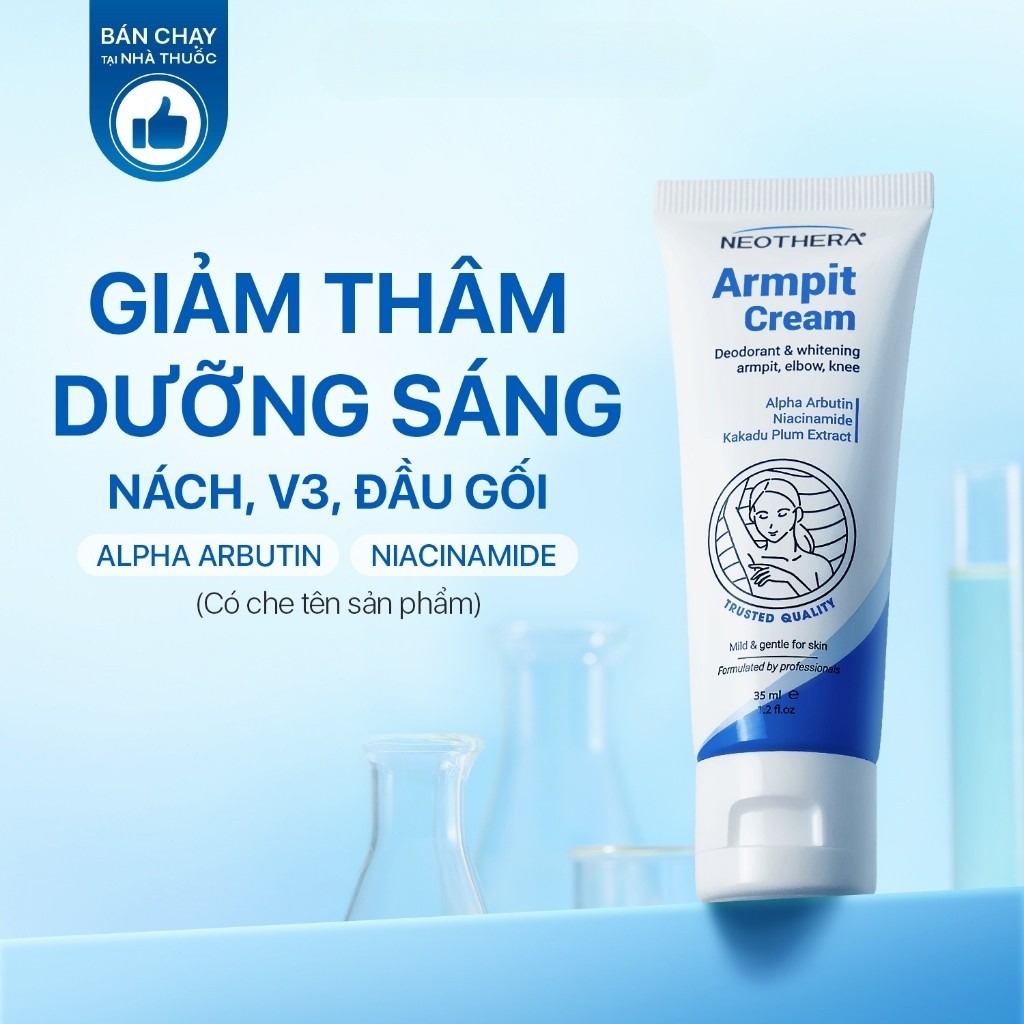 NEOTHERA Armpit Cream 35g - Kem Dưỡng Da Vùng Nách, Mông, Bẹn Giúp Da Sáng Mịn Đều Màuy, đầu gối NEO