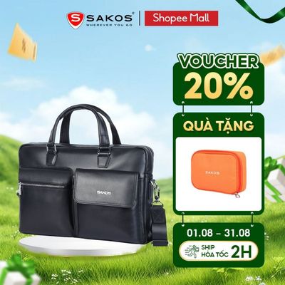 Cặp Xách Công Sở Thời Trang Cao Cấp SAKOS BLANDO 15 Inch Gọn Nhẹ Thanh Lịch Dễ Mang