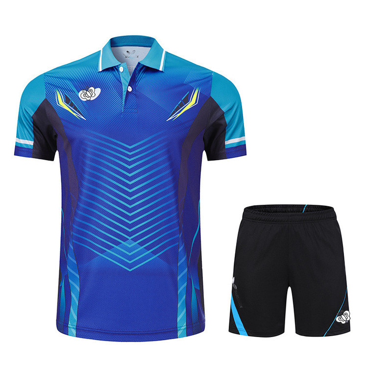 Mới Bóng Bàn Jersey Nam Nữ Top Nhanh Khô Thoáng Khí Mùa Hè Nam Nữ Bóng Bàn Ve Áo Áo Thun Bóng Jersey