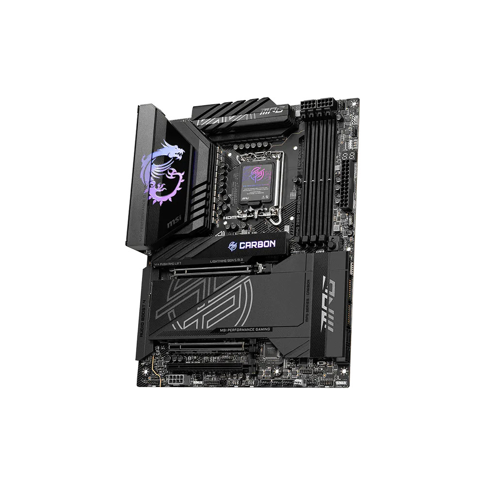 Mainboard MSI MPG Z890 CARBON WIFI (Intel Z890, Socket 1851, ATX, 4 khe RAM DDR5) - Hàng Chính Hãng
