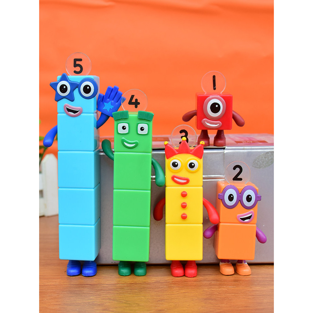 Hàng sẵn có Khối số numberblocks numberblocks Búp bê Đồ chơi giáo dục mầm non Đồ trang trí Quà tặng 