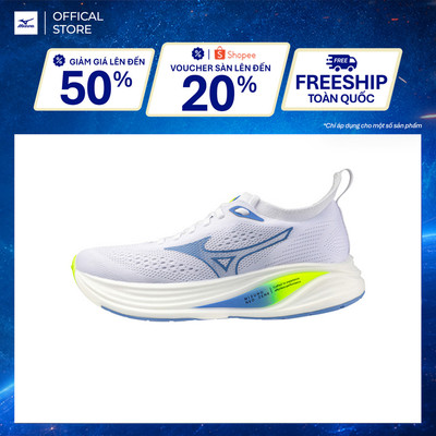 Giày Chạy Bộ NỮ MIZUNO NEO ZEN 2 - Trắng xanh lam - J1GD268621
