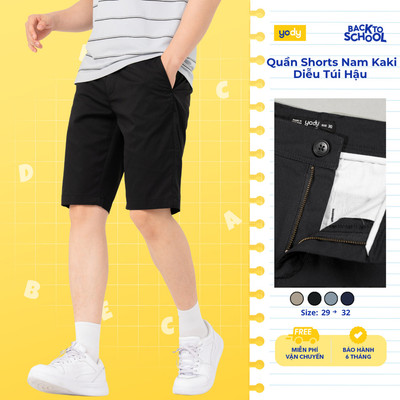 Quần short nam YODY quần ống đứng trẻ trung, co dãn thoải mái vận động TRA - MCCS25A036