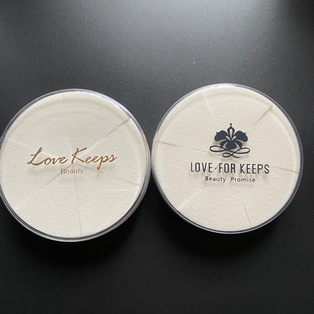 Lovekeeps Lifetime Triangle Sponge Base Skin Sponge Beauty Egg lovekeeps Counter Sản phẩm chính hãng