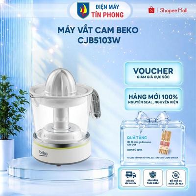 Máy vắt cam Beko CJB5103W - 2 đầu vắt - Cônng suất 40W - Bảo hành chính hãng 12 tháng [Hỏa tốc Hcm]