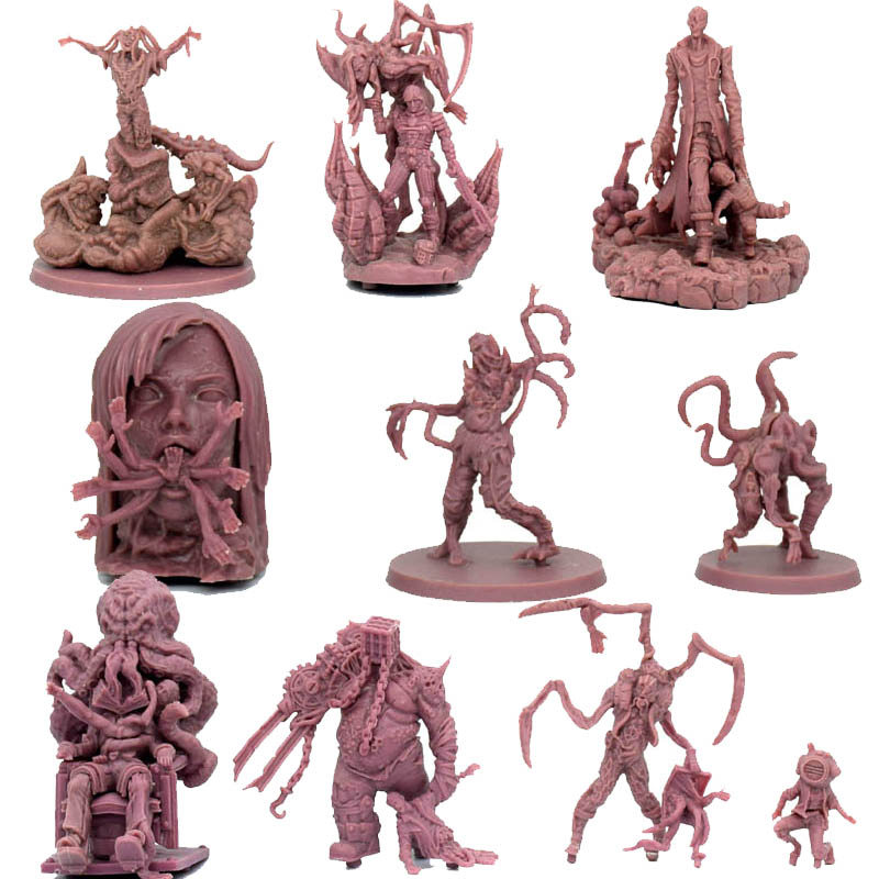 Crazy Abyss Cthulhu Series Board Game Model Nâu Tím Magic Hình