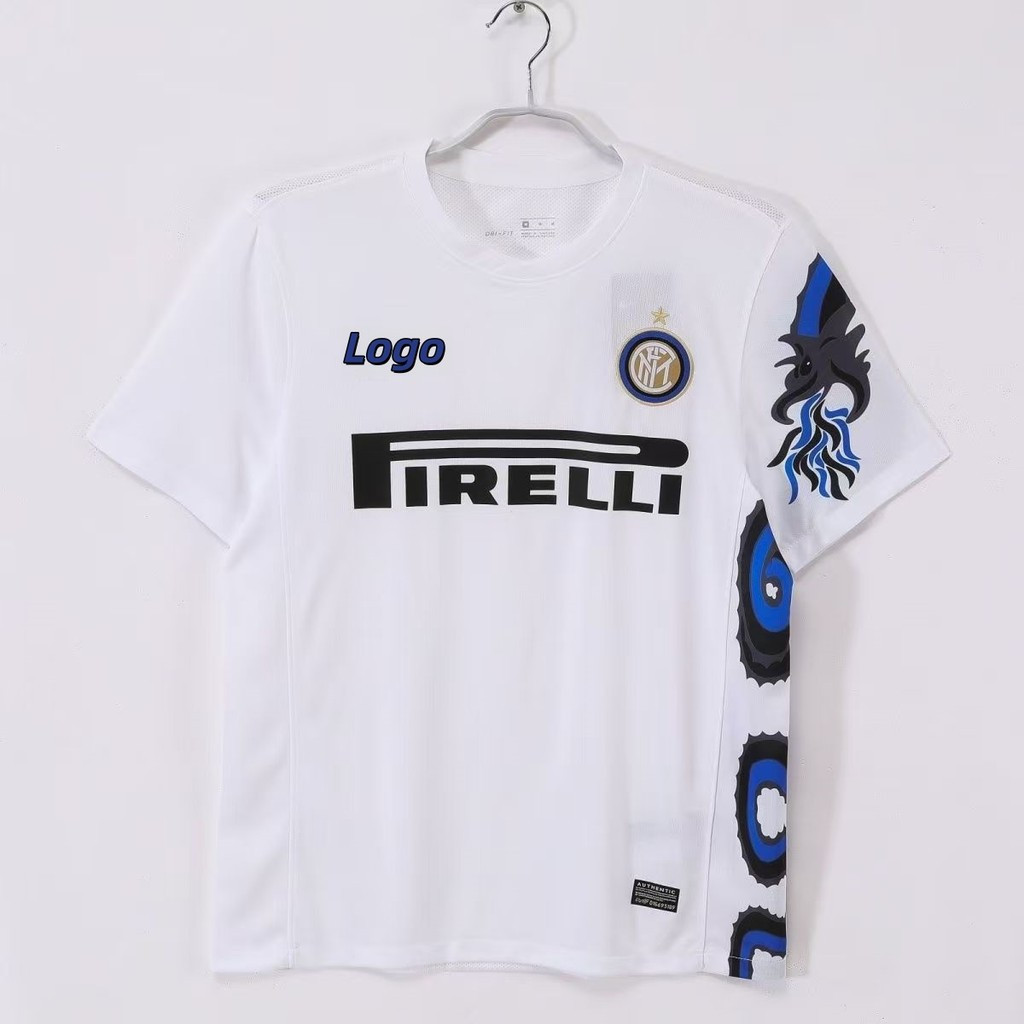 Áo sơ mi bóng đá ngắn tay sân khách Inter Milan 2010 / 11 Inter Milan Retro Edition #22 SỮA
