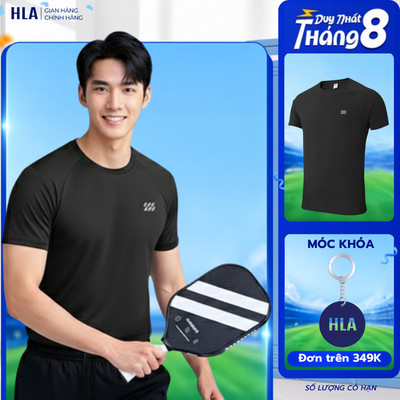 [DEAL SỐC] Áo Thun Lạnh Nam HLA - Áo Tay Ngắn, Nhanh Khô, Thoáng Khí