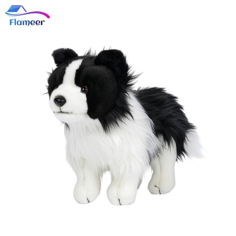 Border Collie Thú Nhồi Bông Chó Đứng Border Collie Đồ Chơi Nhồi Bông Sang Trọng Có Thể Giặt Được Cho