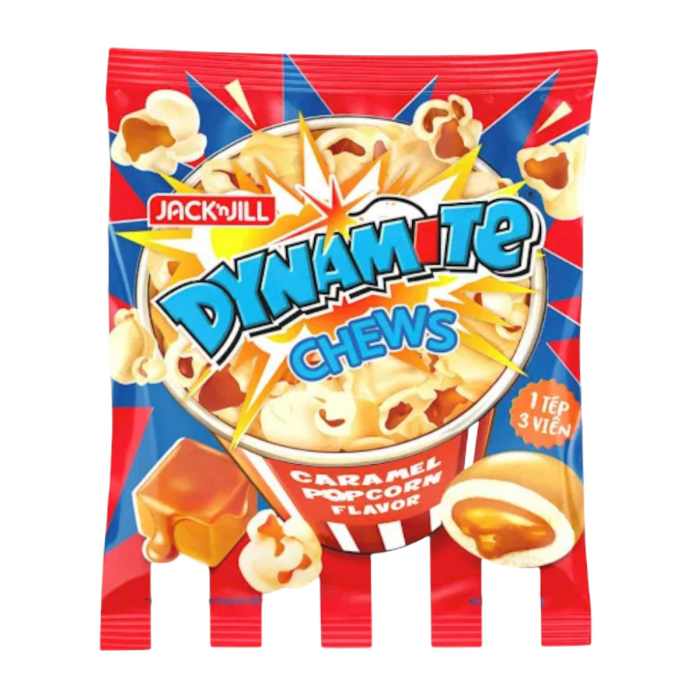 Kẹo Chew Dynamite vị bắp rang caramel 112.5g - 30076