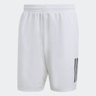 adidas Quần vợt & Padel Tennis Quần Short Tennis 3 Sọc Club Nam trắng HS3251