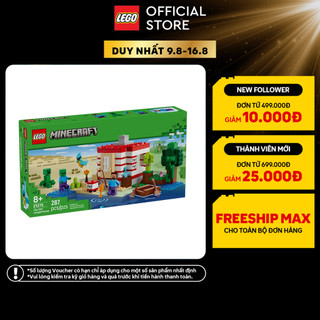 LEGO MINECRAFT 21275 Đồ Chơi Lắp Ráp Pháo Đài TNT Trong Rừng (287 chi tiết)