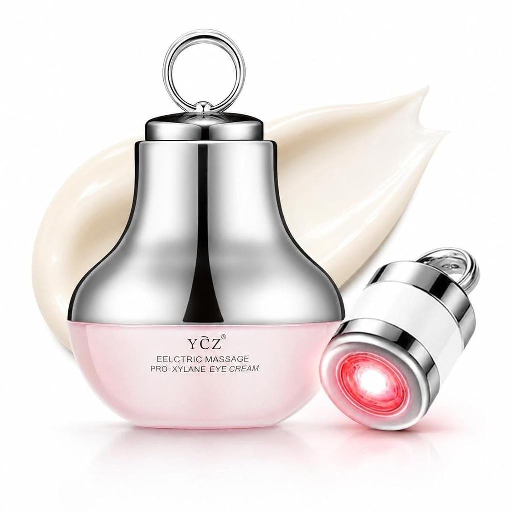 Mắt Massage điện Ycz Red Glow để giảm quầng thâm, 1.76 Fl Oz