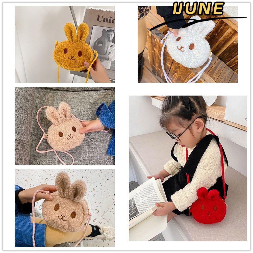 Túi đeo vai IJUNE Bunny Kids Túi dây rút thông thường