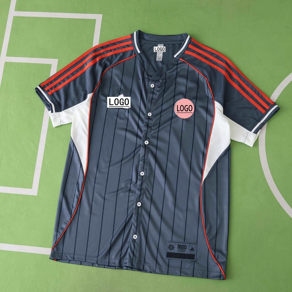 25-26 Game Season Bayern Munich Đen Áo Bóng Chày Phong Cách Áo Thun Thể Thao Thoáng Khí Jersey