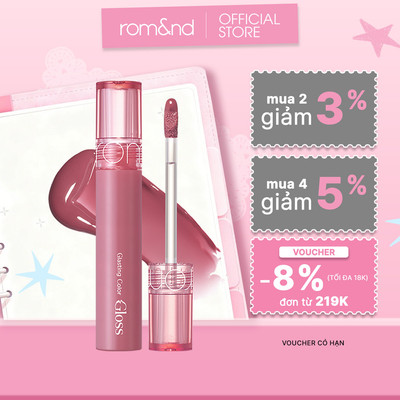 [LIVE] Son tint bóng Romand Glasting Color Gloss