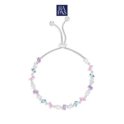[BST SECOND CHAPTER] Lắc Tay Gracey HAPAS JEWELRY Trang Sức Mạ Bạch Kim Đính Đá CZ Cao Cấp VT26077-SW