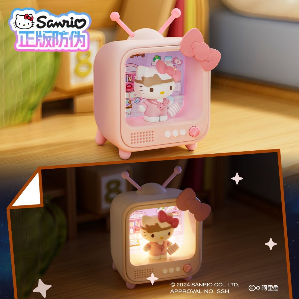 Mới Chính Hãng Sanrio TV Dạ Quang Hello Kitty TV Hello Kitty Đèn Ngủ Quà Tặng Sinh Nhật Bạn Gái20260