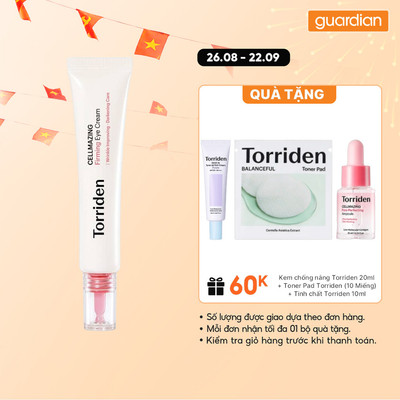 Kem Dưỡng Da Vùng Mắt 30ml Torriden Cellmazing Firming Eye Cream 30ml | Guardian Việt Nam