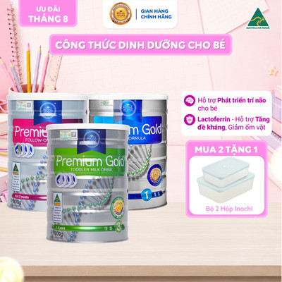 Sữa Hoàng Gia Úc Premium Gold Số 1,2,3 ROYAL AUSNZ Hộp 900g