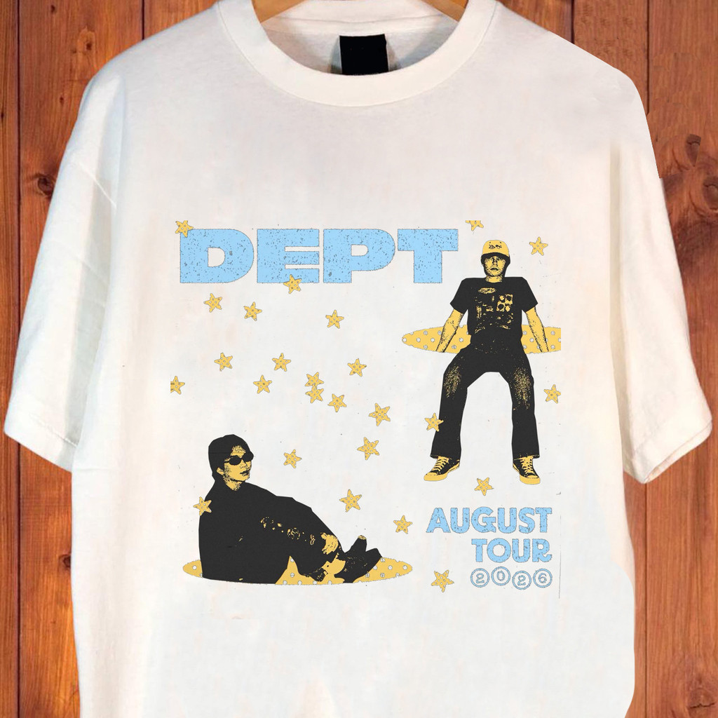 Áo thun 2026 DEPT AUGUST TOUR Band Concert S-5XL
