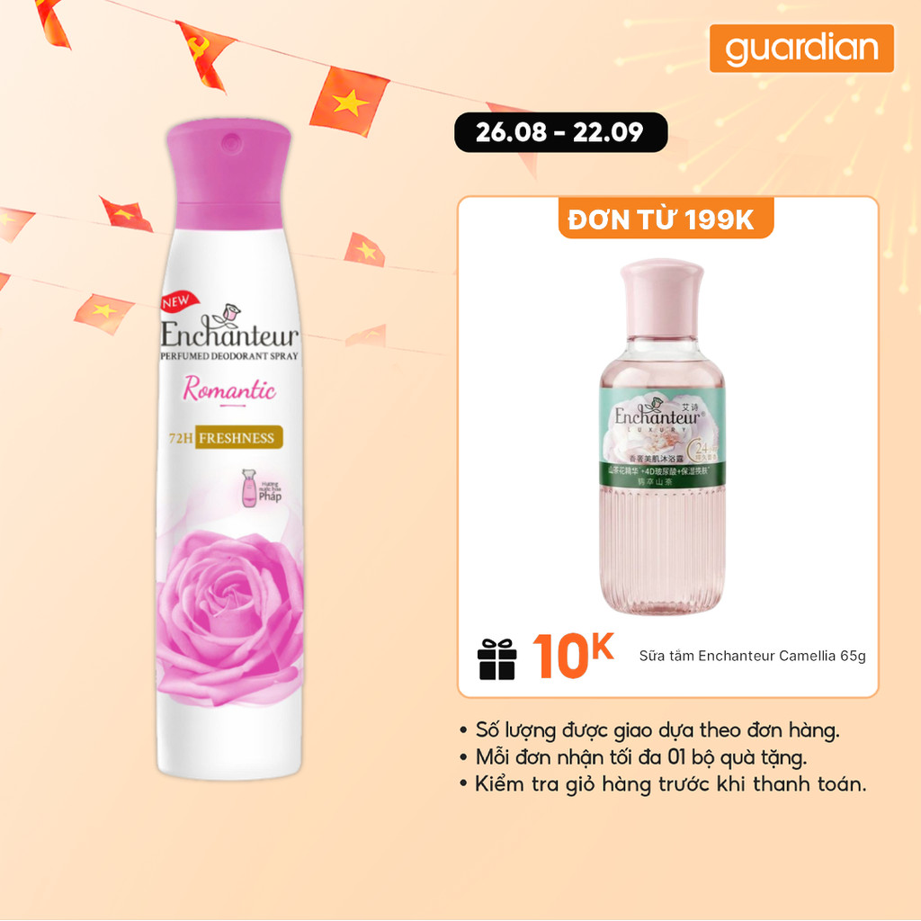 Xịt Khử Mùi Romantic Enchanteur 150ml