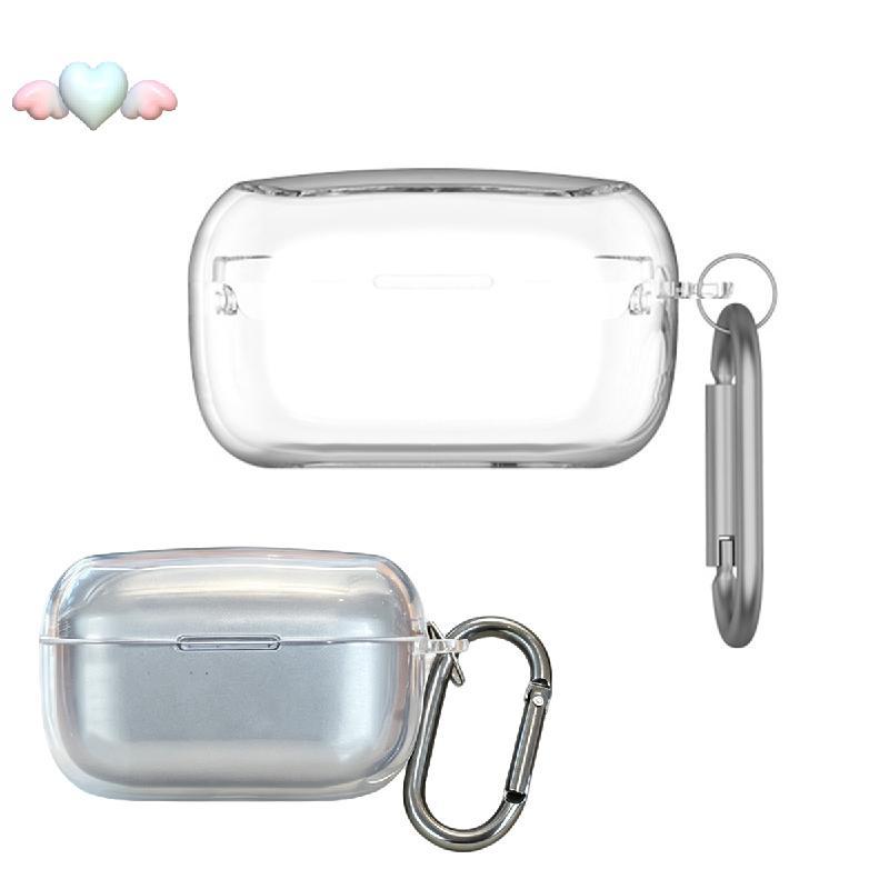 Vỏ bảo vệ một mảnh TPU trong suốt cho tai nghe AVIOT TE-V1R-HEN, Vỏ chống bụi chống sốc có kẹp Carab